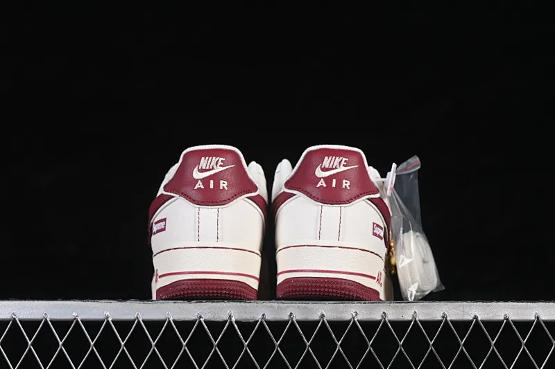 All Categories Nk Air Force 1 Air Force Series Nk Air Force 1 Low Air Force Low Nike Air Force 1'07 Low Beige Burgundy Air Force One Low Casual Sneakers XL1982-336